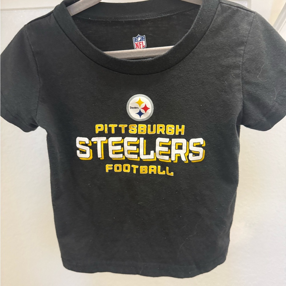 NFL Kids Black and Yellow Steelers Tee